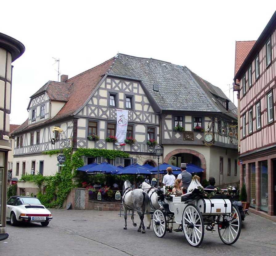 Hotel Gasthof Krone Lohr Exterior foto